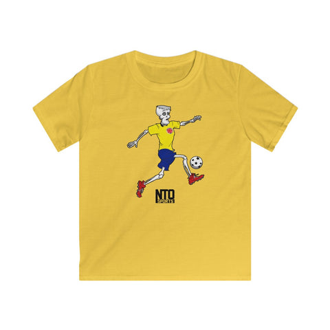 Kids Never too Old Soccer - Colombia Softstyle Tee